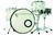 The kit's White Marine Pearl finish is akin to Buddy Rich. C&C's attention to detail is already legendary